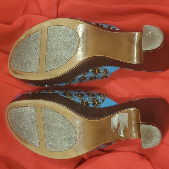 Nine West Knit Platform Clog Mule - Sz 8M - Picture 9 of 11